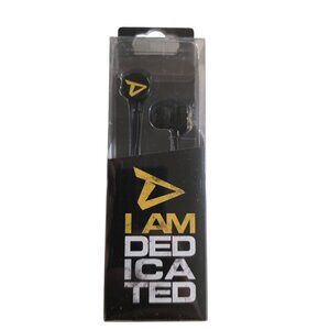Dedicated Nutrition Wired Ear Buds I am Dedicated 3.5mm Jack
